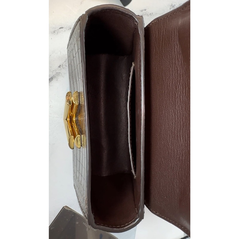Louis Vuitton Alligator Twist Bag PM Mini Monogram Crossbody Gold Crocodile LV - Picture 14 of 16